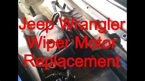 Jeep Wrangler Windshield Wiper Replacement