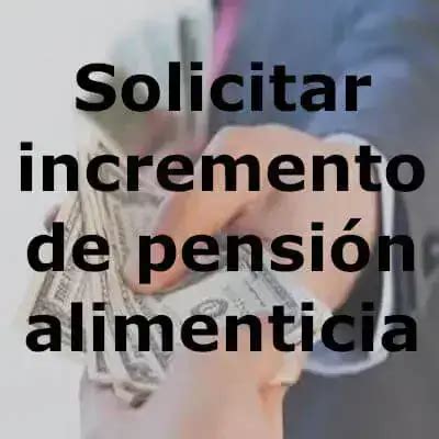 C Mo Solicitar Incremento De Pensi N Alimenticia Udl