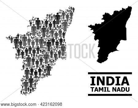 Map Tamil Nadu State Vector Photo Free Trial Bigstock