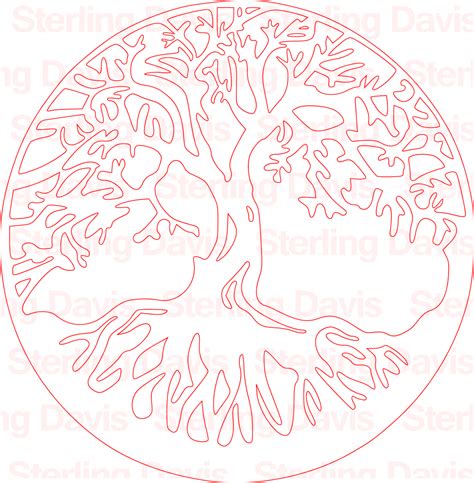 Tree Of Life Scroll Saw Pattern By Sterling Davis Maker Patterns