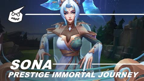 Prestige Immortal Journey Sona Face League Of Legends YouTube