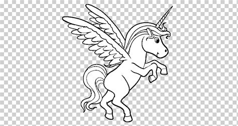 Unicornio Alado Dibujo Para Colorear Dibujo Pegaso Unicornio Criatura