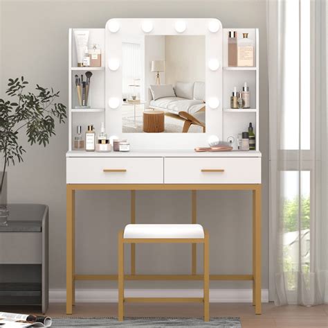 Similar Item Vabches Makeup Vanity With Lighted Mirrorvanity Mirror With Lights And Table