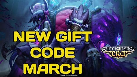 Summoners Era Gift Code March Youtube