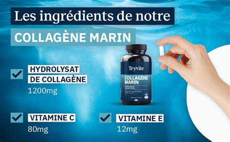 Collagene Marin Type 1 Et 2 Premium Avec Vitamines C E 1200 Mg