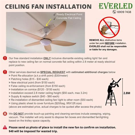 ALASKA DC CEILING FAN + DELIVERY / INSTALLATION, Furniture & Home ...