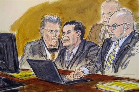 El Chapo Hugs Lawyer As Jurors Wrap First Week With No Verdict