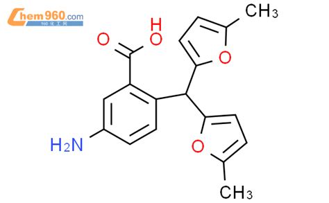 754191 84 9 Benzoic Acid 5 Amino 2 Bis 5 Methyl 2 Furanyl Methyl CAS