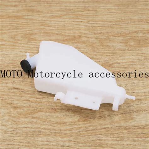 Motorcycle Water Coolant Reservoir Tank Radiator Overflow ABS Plastic