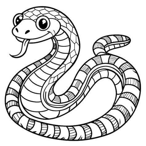 Un Dessin En Noir Et Blanc D Un Serpent Avec Un Serpent Dessin Dessus