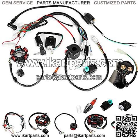 Quad Wire Harness Suitable Complete Wiring Harness Kit Wire Loom