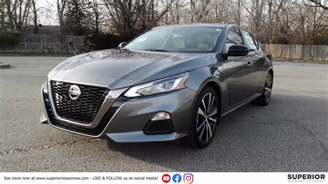 2020 Nissan Altima Sr Gun Metallic Youtube