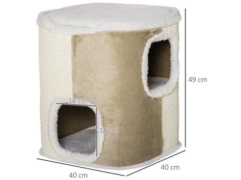 Rascador Para Gato X X Cm Beige D Cf