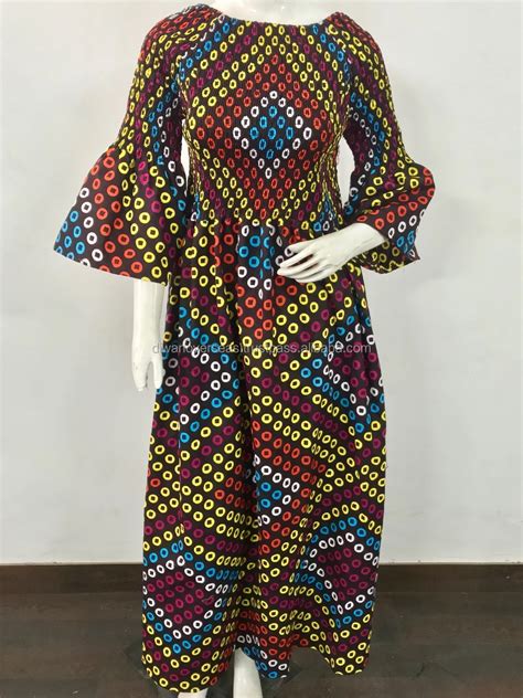 New Arrival Ankara Print Kitenge Design African Style Long Dashiki