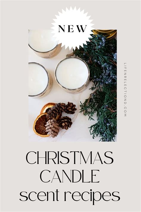 Best Christmas Candle Scent Recipes For DIY Candles