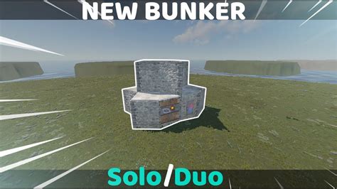 Solo Duo Bunker Rust Base Rust Building Tutorial 2023 Youtube