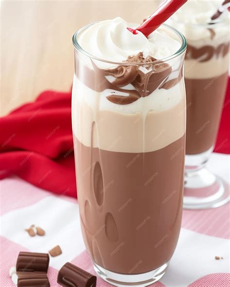Premium Photo Delicious Milkshake Kinder Bueno
