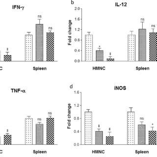 Relative Mrna Expression Of Anti Inflammatory Cytokines In Hmncs And