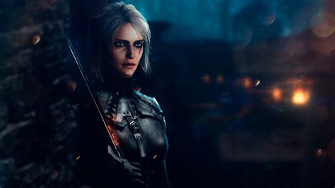 Desktop Wallpaper Warrior Ciri The Witcher Video Game Hd Image Hot