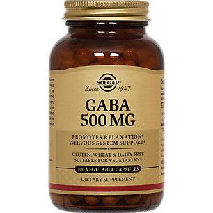 GABA 500 MG 100 Veggie Caps By Solgar At The Vitamin Shoppe Support