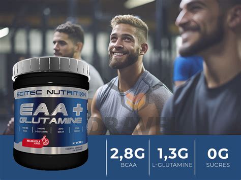 Eaa Glutamine Scitec Nutrition Acides Aminés Essentiels Dravel