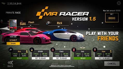 Mr Racer Real Time Multiplayer Racing Race With Friends Best Car