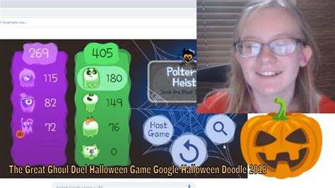 The Great Ghoul Duel Halloween Game Google Halloween Doodle 2018 YouTube