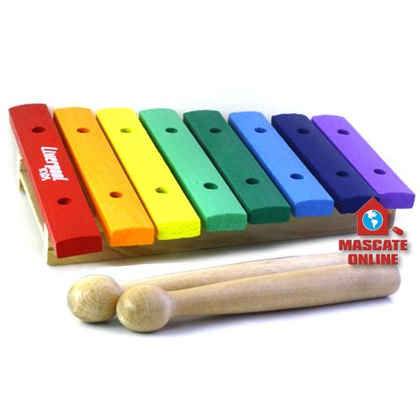 Xilofone Infantil Notas Liverpool Marimba Madeira Percuss O