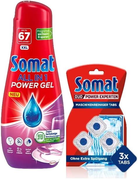 Somat All In Power Gel Sp Lg Nge Geschirrsp Lmittel F R Eco