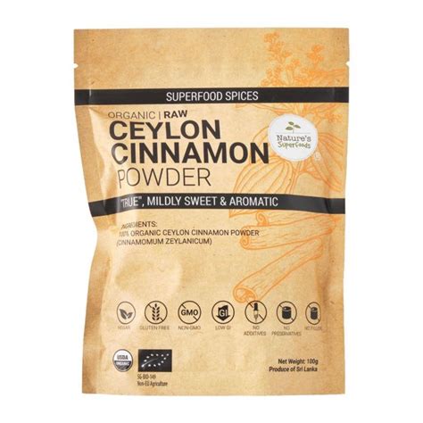 Nhg Pharmacy Online Nsf Organic Ceylon Cinnamon Powder G