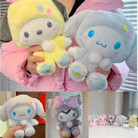 Kuromi My Melody Hello Kitty Cinnamoroll Sanrio Plush Toy Stuffed Doll