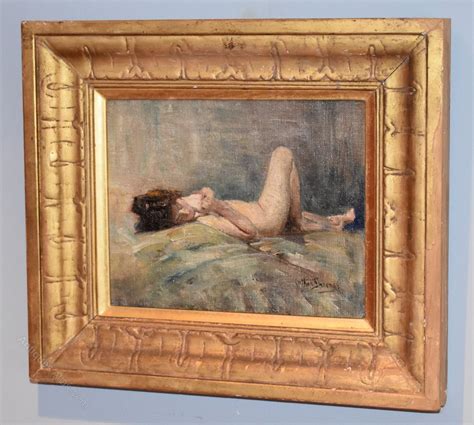 Antiques Atlas Oil Painting Of A Nude By Arthur Spooner Rba