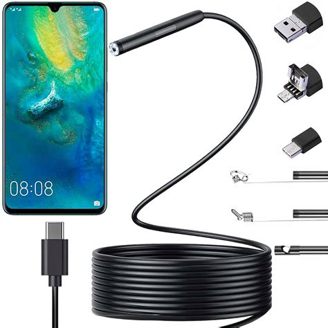 Kamera Inspekcyjna Endoskopowa Micro Usb Usb C Usb Full Hd M Mm