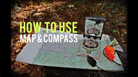 How To Use A Map And Compass Youtube