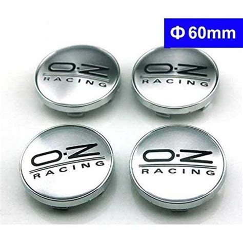 4Pcs 60mm O Z OZ Racing Logo Car Emblem Wheel Center Hub Cap Badge