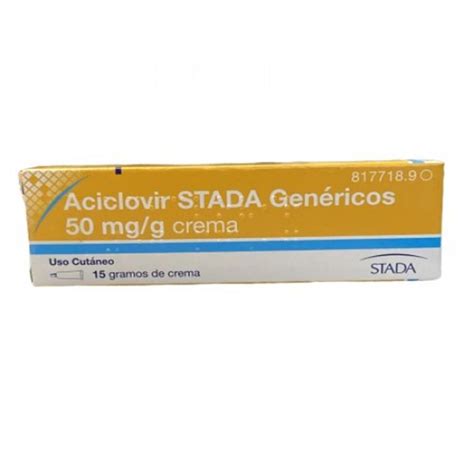 Aciclovir Stada Mg G Crema Gr Herpes Simple