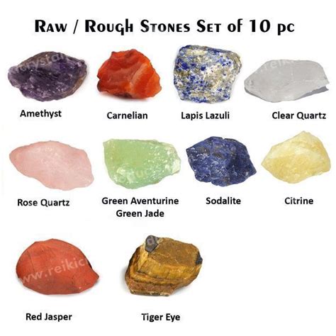 Rough Stone Kit At Best Price In Delhi Reiki Crystal Products