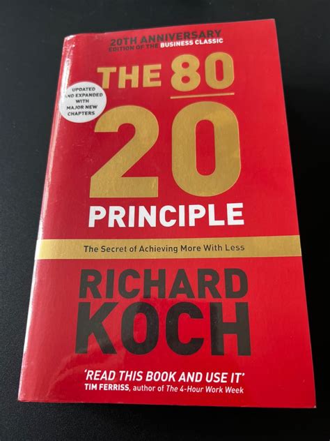 The 80 20 Principle The Secret Of Achieving More With Less Hobbies