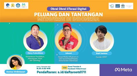 Obral Obrol LiTerasi Digital Peluang Dan Tantangan Metaverse Di