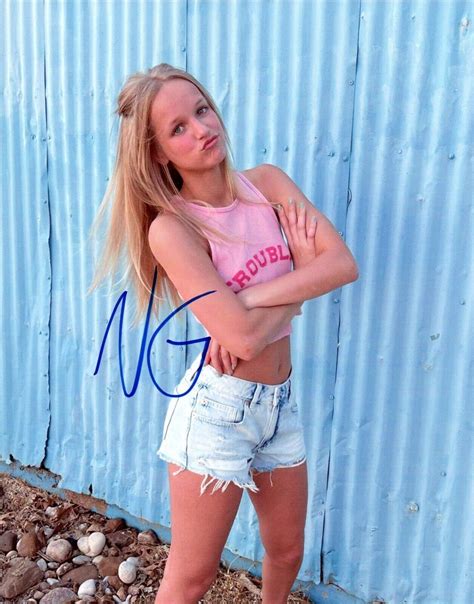 Natalie Grace Singer IG TikTok Influencer Autographed Signed 8x10 Photo ...