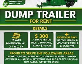 Dump Trailer Rental Advertisement Flyer Freelancer