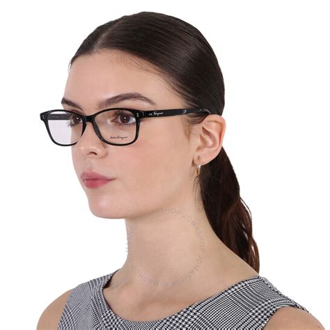 Salvatore Ferragamo Demo Rectangular Ladies Eyeglasses Sf2910 001 55 886895518598 Eyeglasses