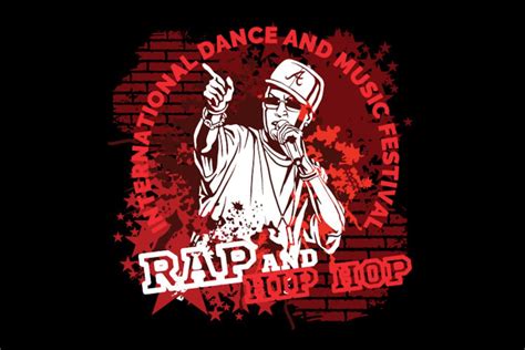 RAP HIP HOP Music Graffiti Clipart Vector Clip Art Graphics Digital