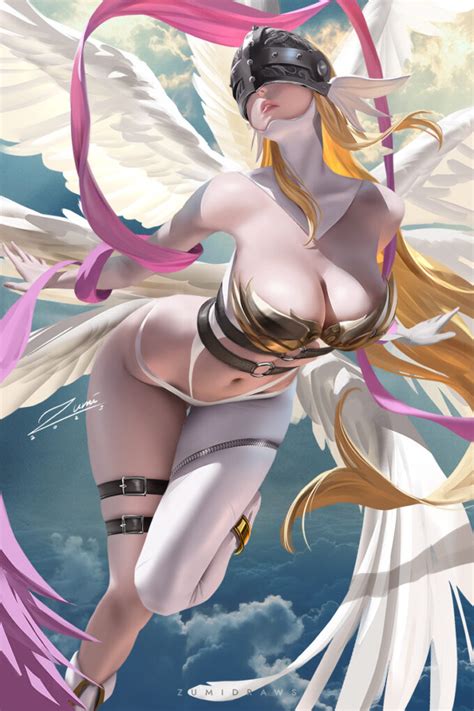 Angewomon Zumi Digimon Akai Hentai