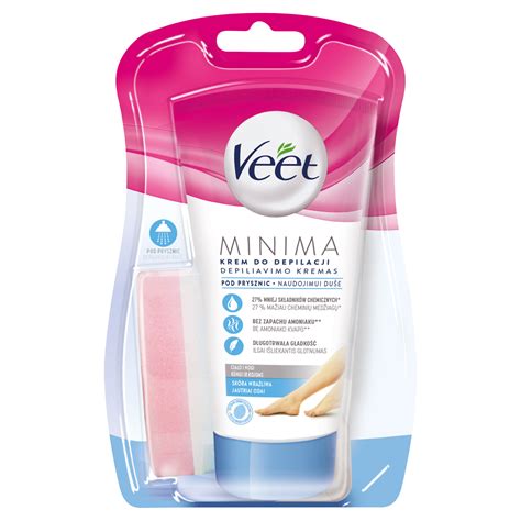 Veet Silky Fresh krem do depilacji skóry wrażliwej pod prysznic 135 ml