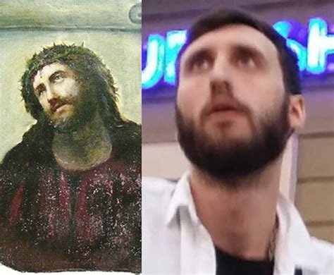 Create Meme Spoiled Fresco Of Jesus Fresco Of Jesus Ruined Fluffy