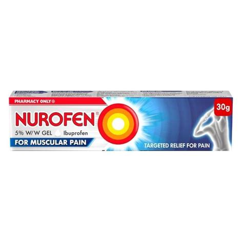 Nurofen 5 Ibuprofen Pain Relieving Gel 30g Inish Pharmacy Ireland