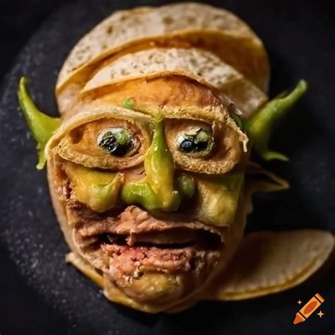 Artwork Of A Goblin Made Of Tacos On Craiyon