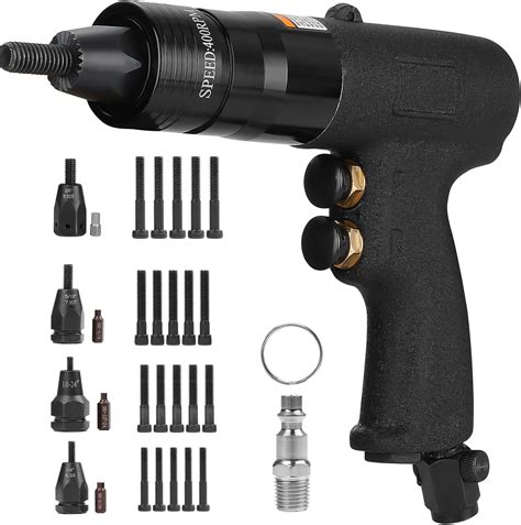 Amazon 4 IN 1 Pneumatic Rivet Nut Gun Set 10 24 1 4 5 16 3