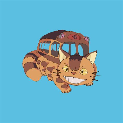 Cat Bus Digital Art by Studio Cartoon - Pixels